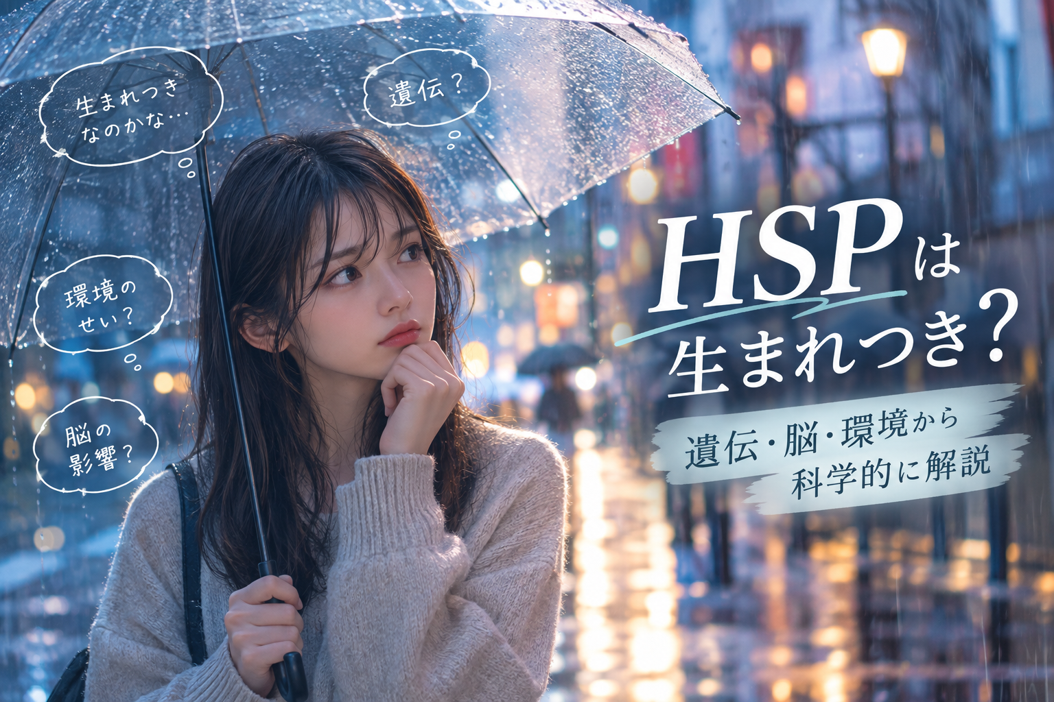 HSPは生まれつき？