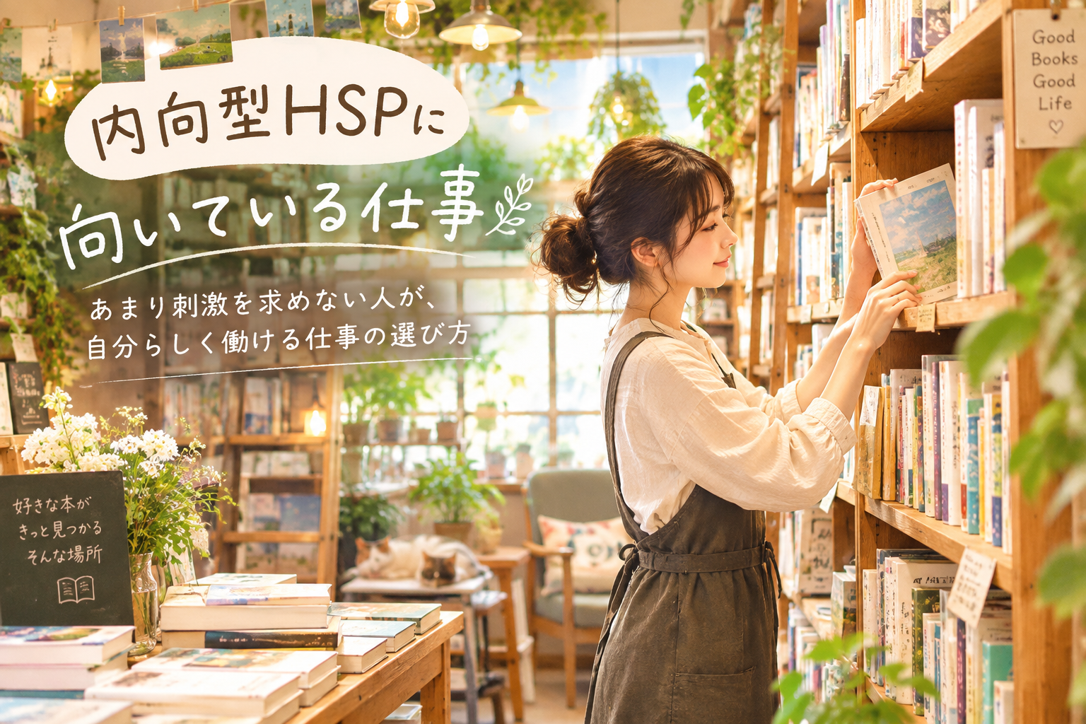 内向型HSPに向いている仕事