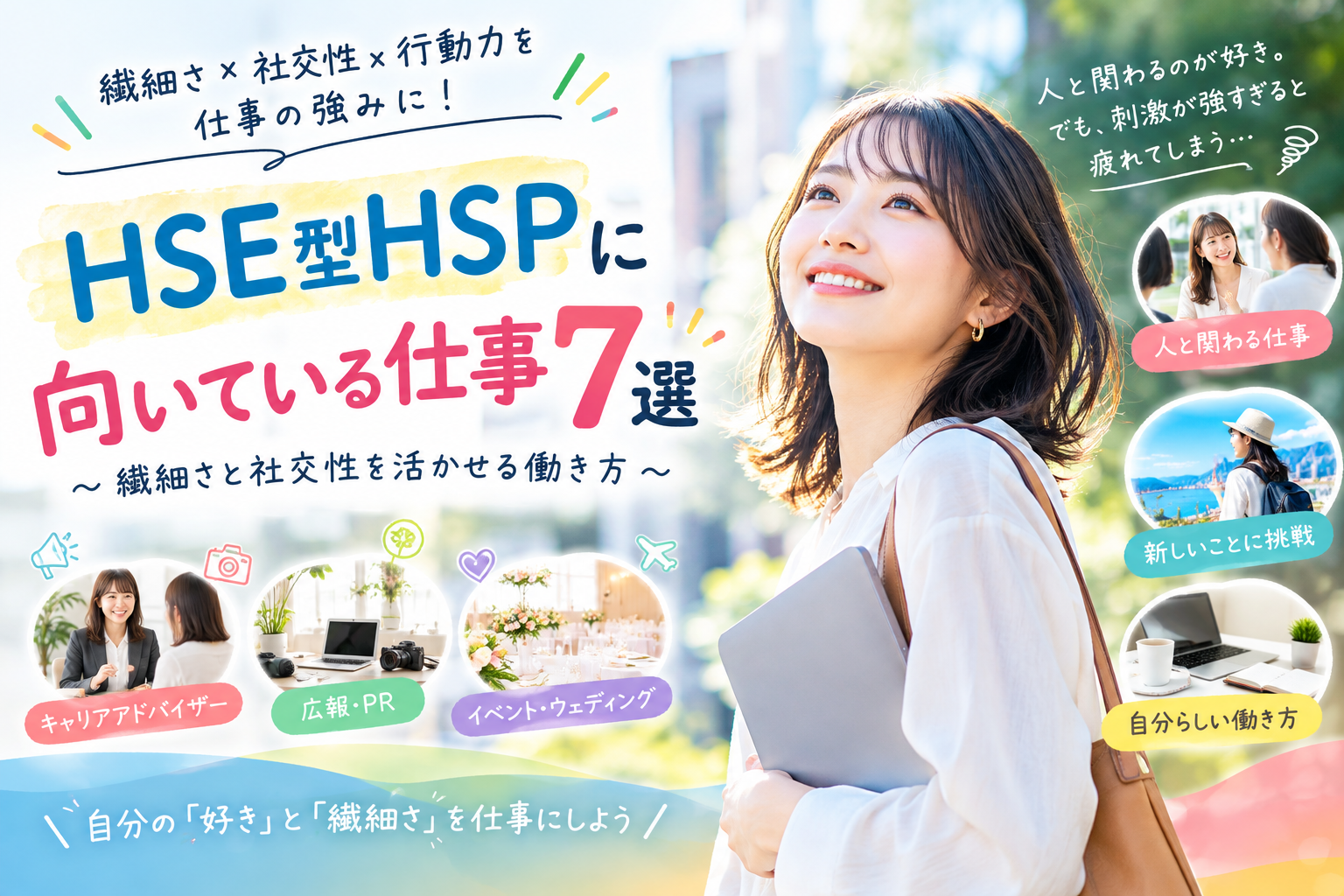 HSE型HSPに向いてる仕事