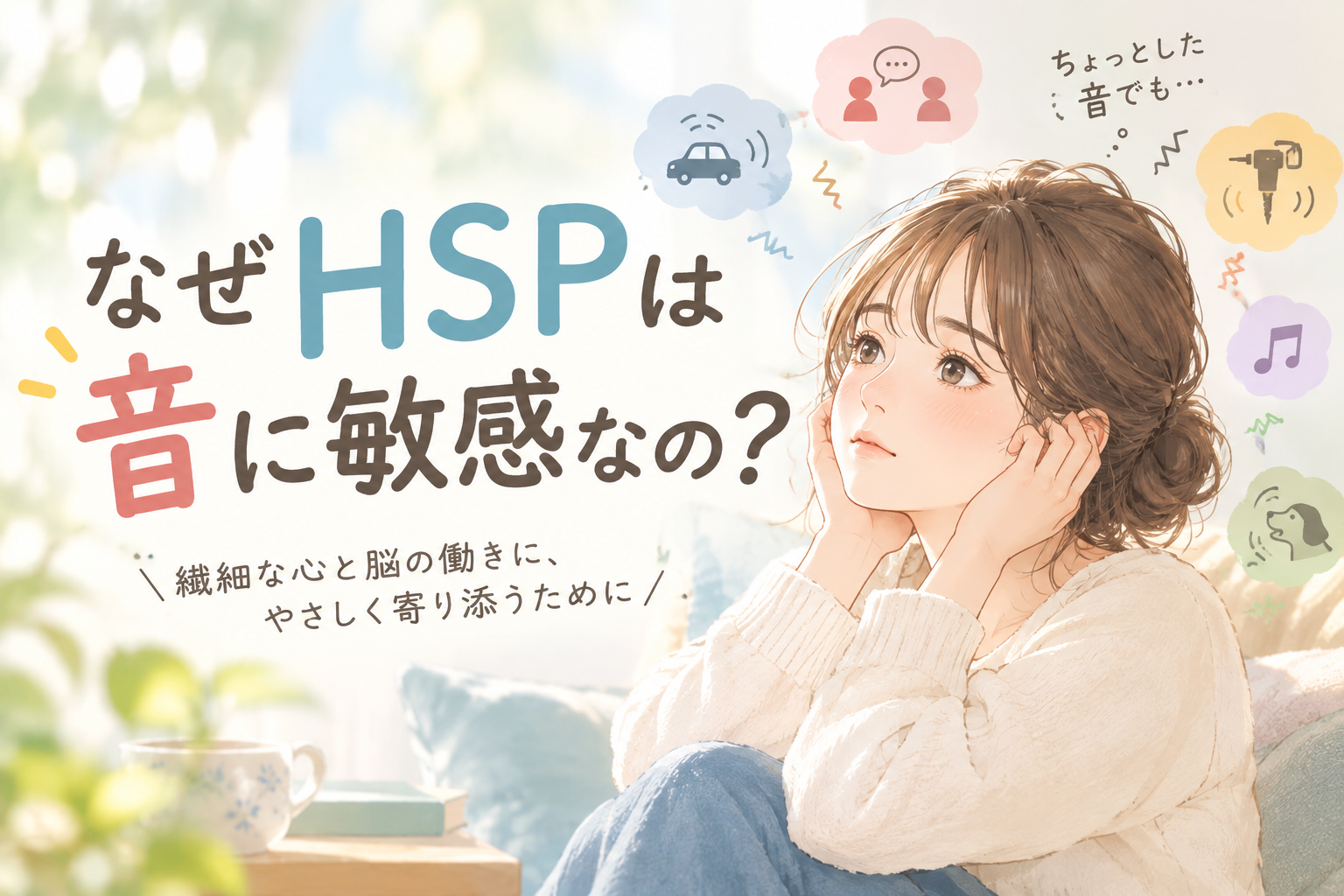 なぜHSPは音に敏感なの？